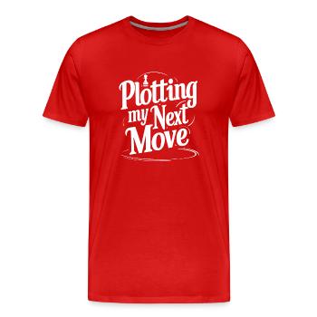 Meurtre Mystère Tenue De Dîner, Fête, Scène De Crime - T-shirt bio Premium Homme - rouge - Devant - Damien (186cm)