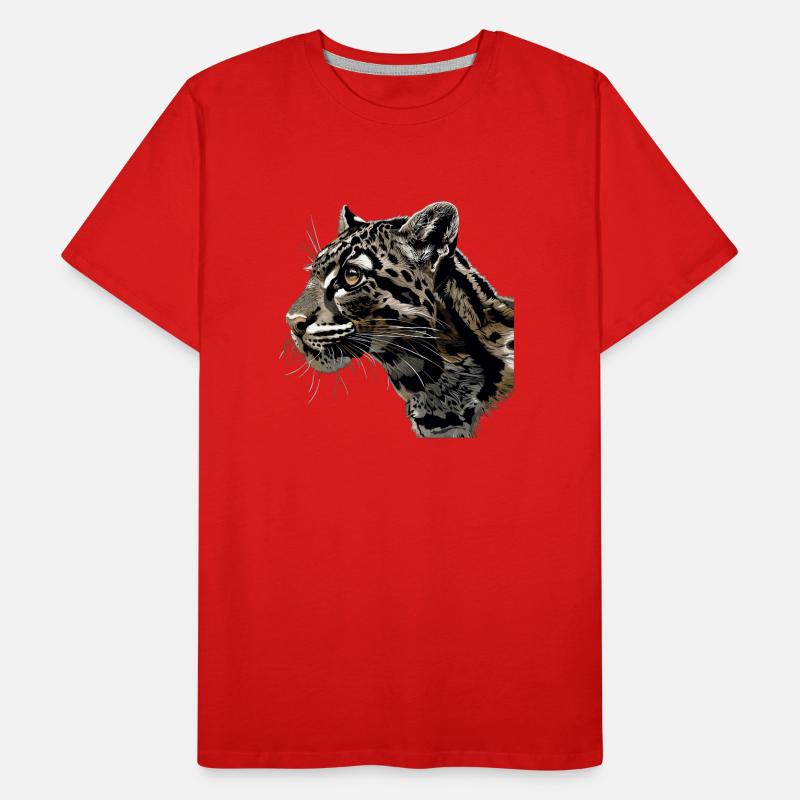 Clouded Leopard Nebelparder Men's Premium Organic T-Shirt