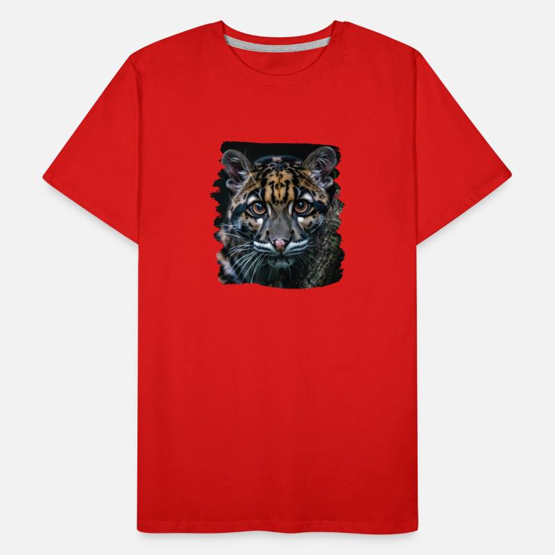 Clouded Leopard Nebelparder Men's Premium Organic T-Shirt