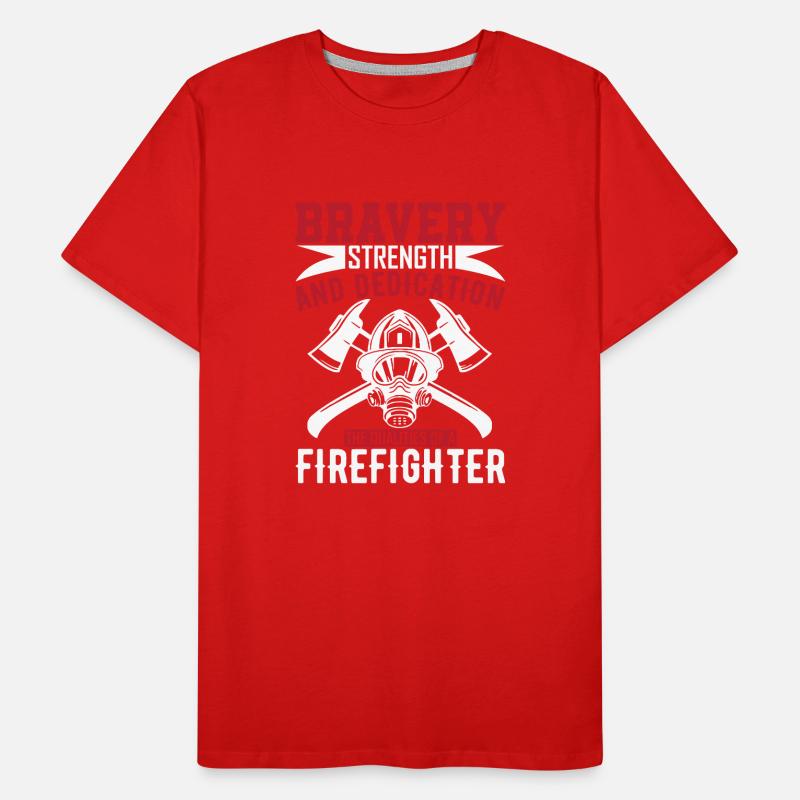 Bravoure, force et dévouement - les qualités T-shirt bio Premium Homme