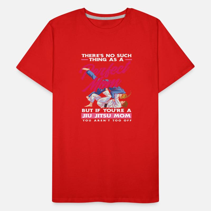 Perfekte Mama Jiu Jitsu Mom Männer Premium Bio T-Shirt