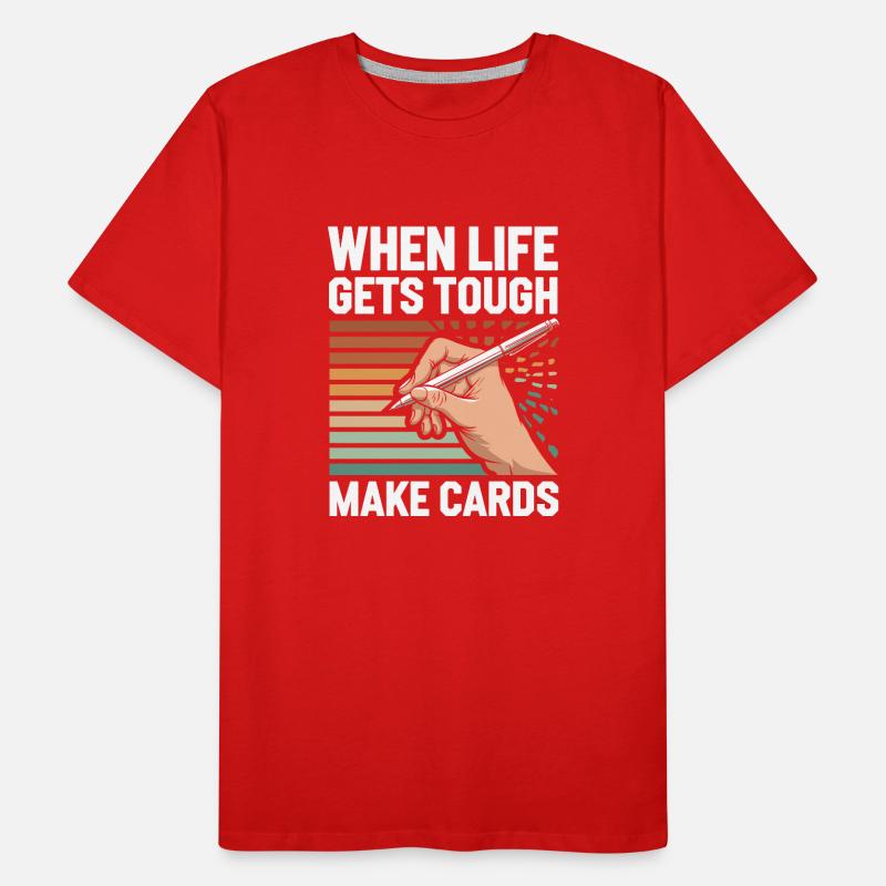 Cardmaker Scrapbooking Card Making Sets For Men's Premium Organic T-Shirt