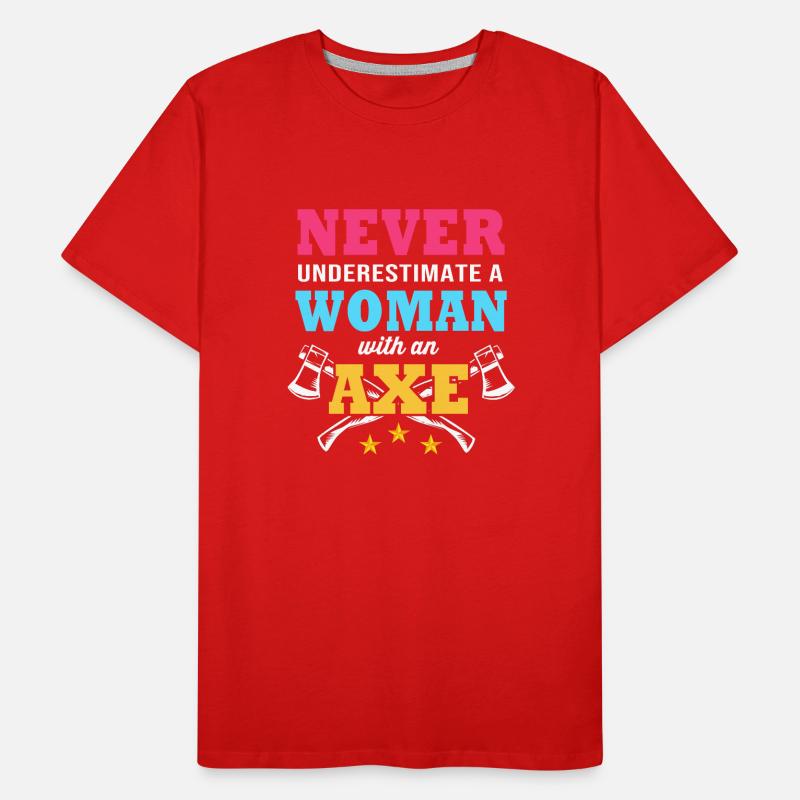 Axe Throw Men's Premium Organic T-Shirt