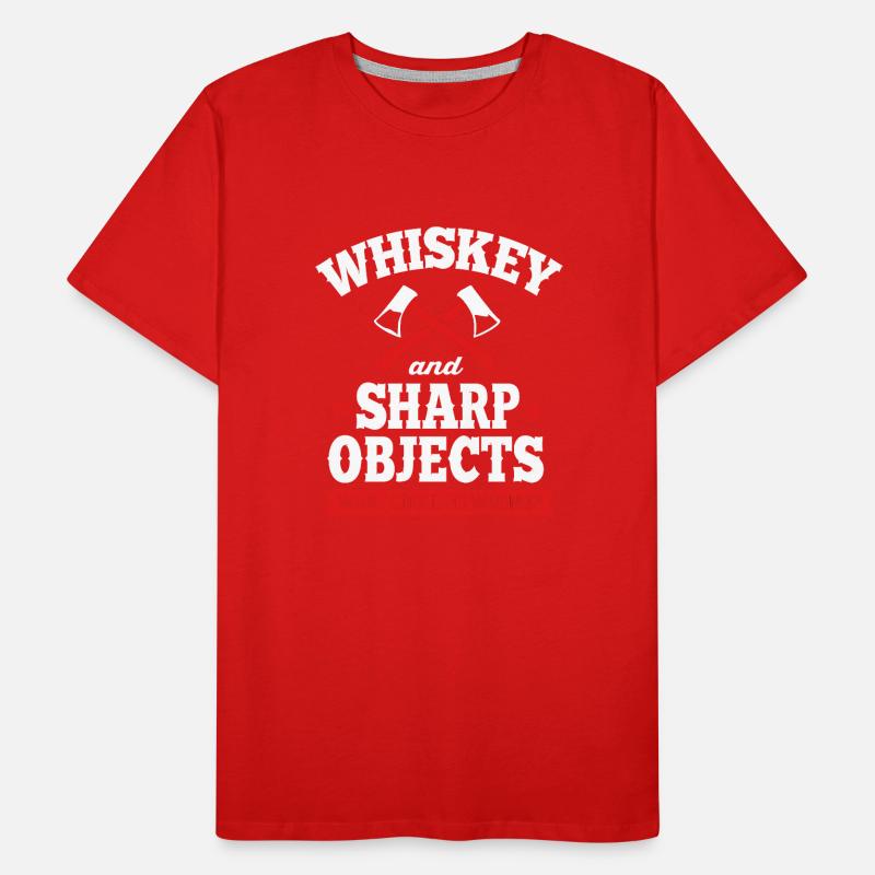 Axe Throwing Men's Premium Organic T-Shirt