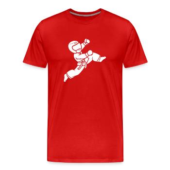 Taekwondo - Männer Premium Bio T-Shirt - Rot - Vorne - Damien (186cm)