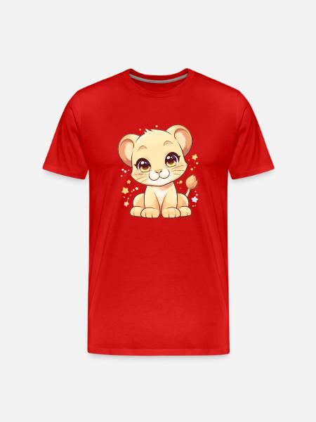 Lioness Lionesses Lioness - Men's Premium Organic T-Shirt - red