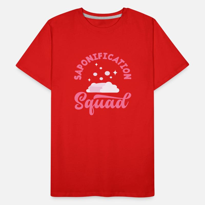 Saponification Squad Soap Making Men's Premium Organic T-Shirt