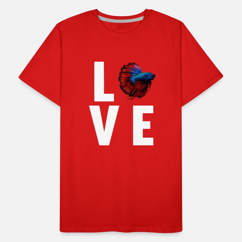 Bettas Betta Fish Betta Men's Premium Organic T-Shirt