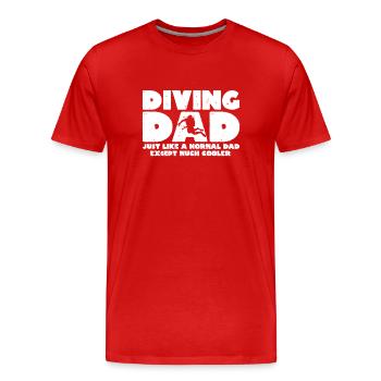 Body By Bacon - Men's Premium Organic T-Shirt - red - Front - Damien (186cm)