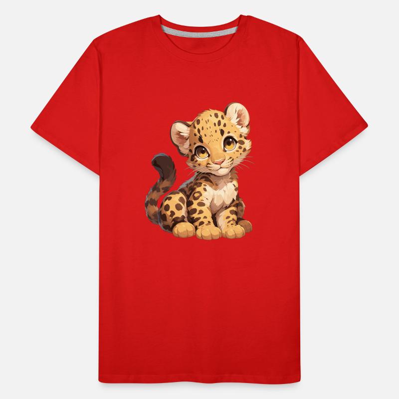 Léopard léopard T-shirt bio Premium Homme