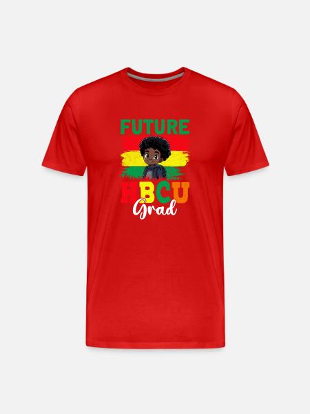 Future HBCU - Men's Premium Organic T-Shirt - red