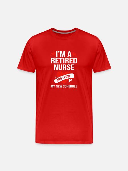 Pension d’infirmière - T-shirt bio Premium Homme - rouge