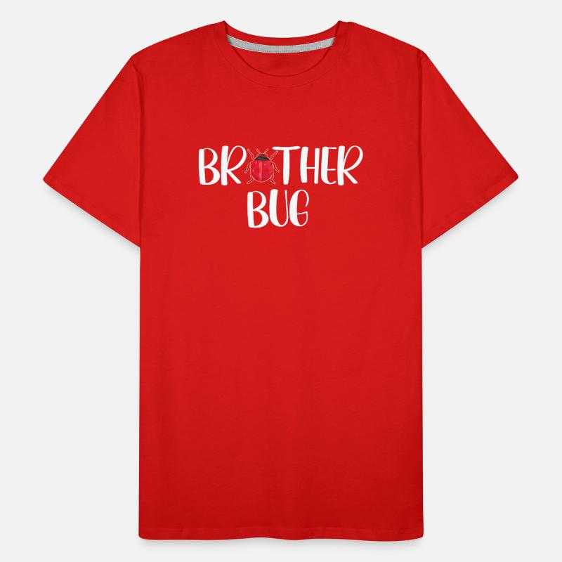 Brother Bug Ladybug Design pour les frères et sœurs T-shirt bio Premium Homme