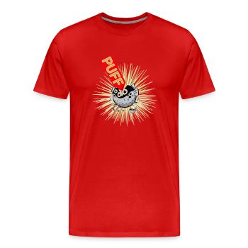 Brothel - Men's Premium Organic T-Shirt - red - Front - Damien (186cm)