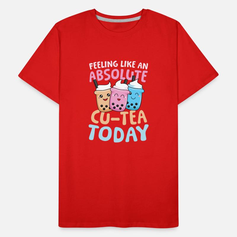 Feeling like an absolute cu-tea Bubble Tea Männer Premium Bio T-Shirt