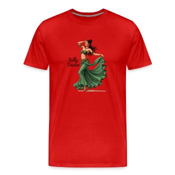 Bauchtanz Bauchtänzerin Bauchtanzkurse - Männer Premium Bio T-Shirt - Rot - Vorne - Damien (186cm)