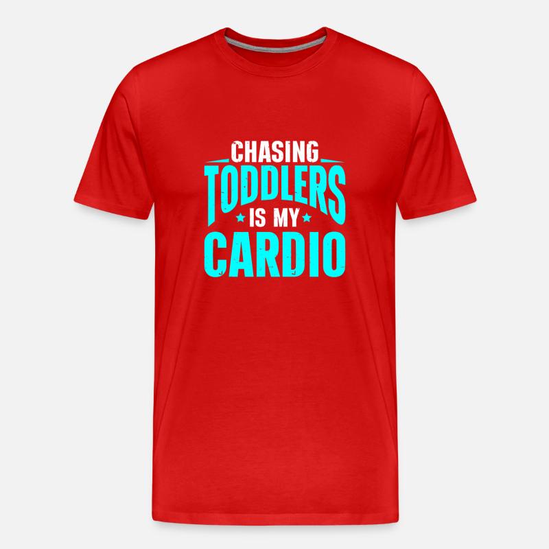 Babysitter Babysitting - Männer Premium Bio T-Shirt - Rot