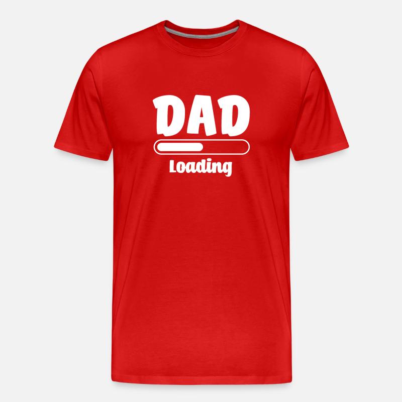Dad 2023 Loading - Männer Premium Bio T-Shirt - Rot