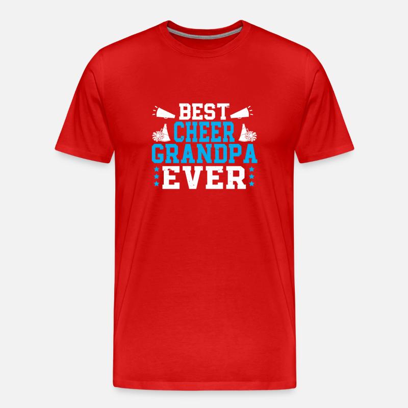 Cheerleading Cheerleader Base Flyer - Männer Premium Bio T-Shirt - Rot