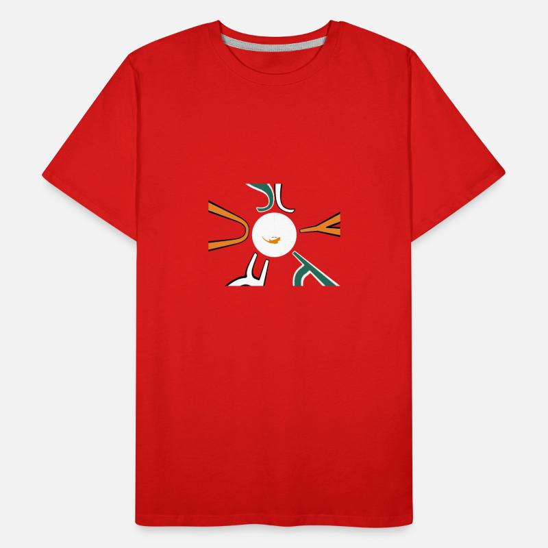 Drapeau chypriote Nicosie T-shirt bio Premium Homme