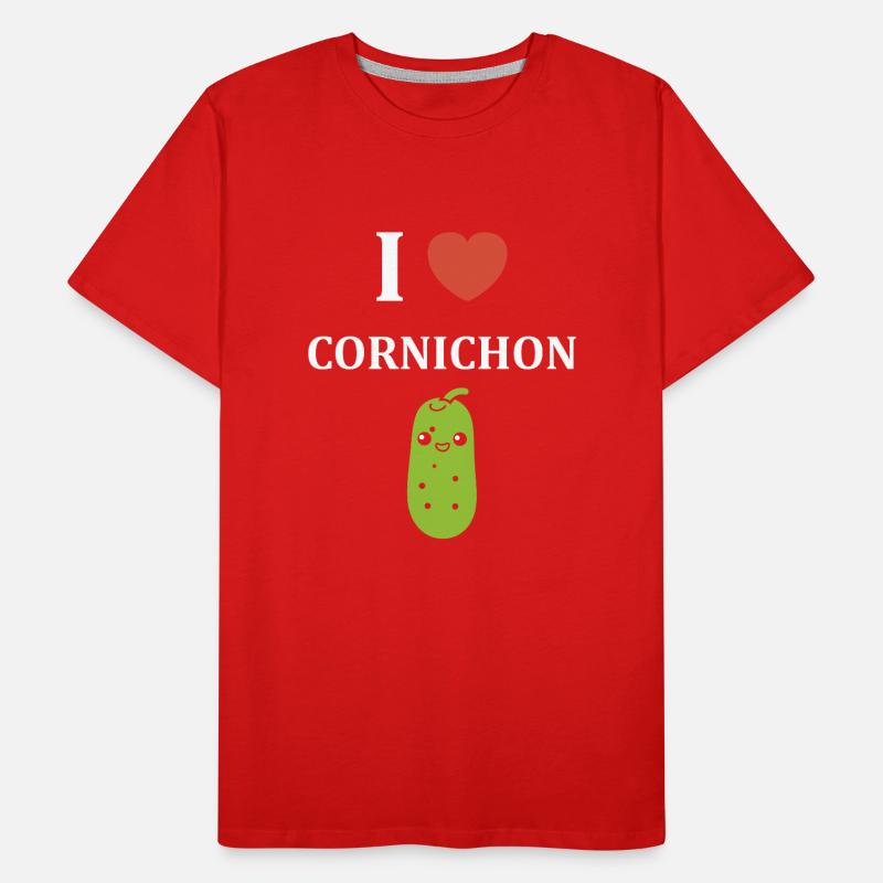 cornichon T-shirt bio Premium Homme