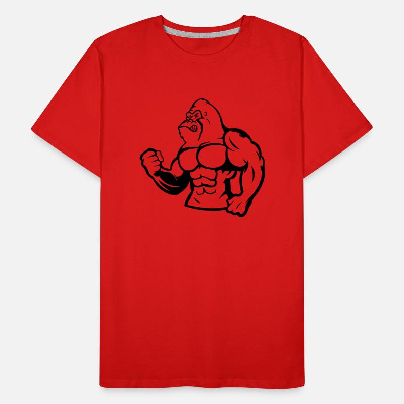 Gorilla Silverback 01 Men's Premium Organic T-Shirt
