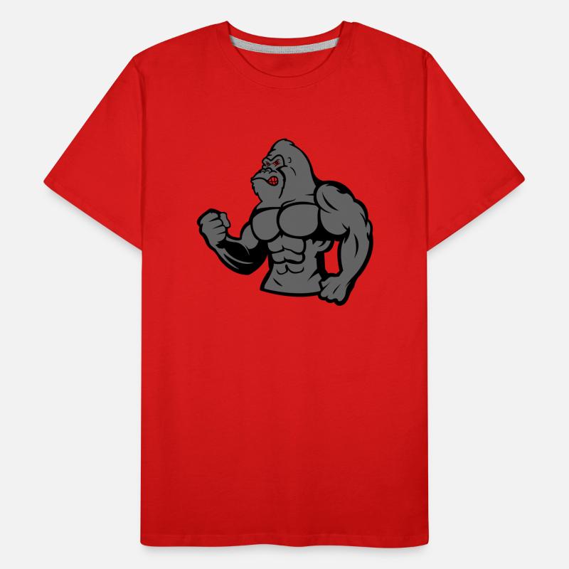 Gorille Silverback 02 T-shirt bio Premium Homme