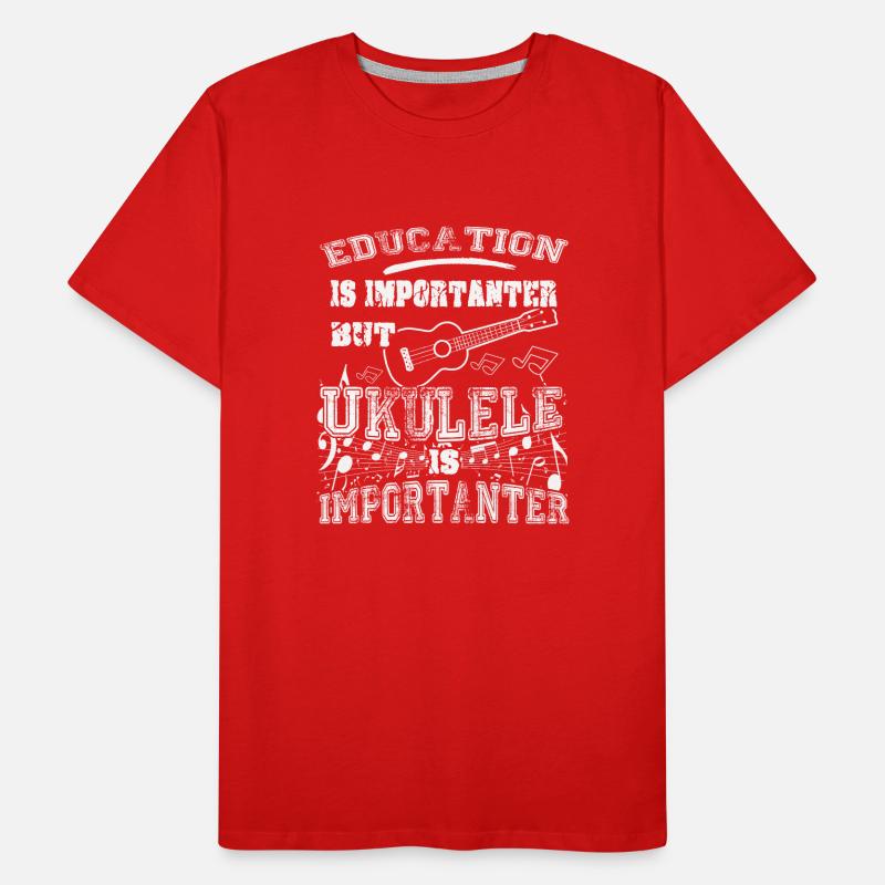 Ukulele Is Importanter Men's Premium Organic T-Shirt