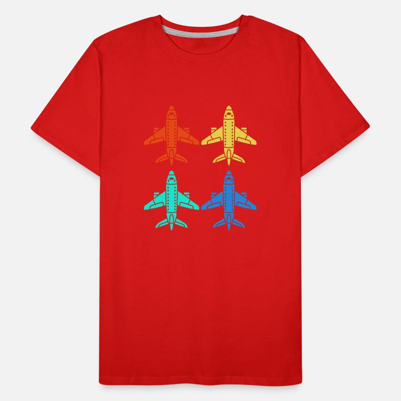 Pilot Airplane Men's Premium Organic T-Shirt