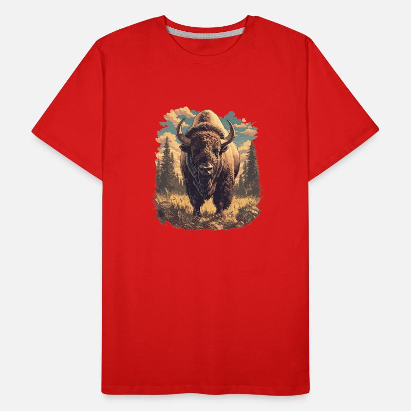 Bisons Bison Men's Premium Organic T-Shirt