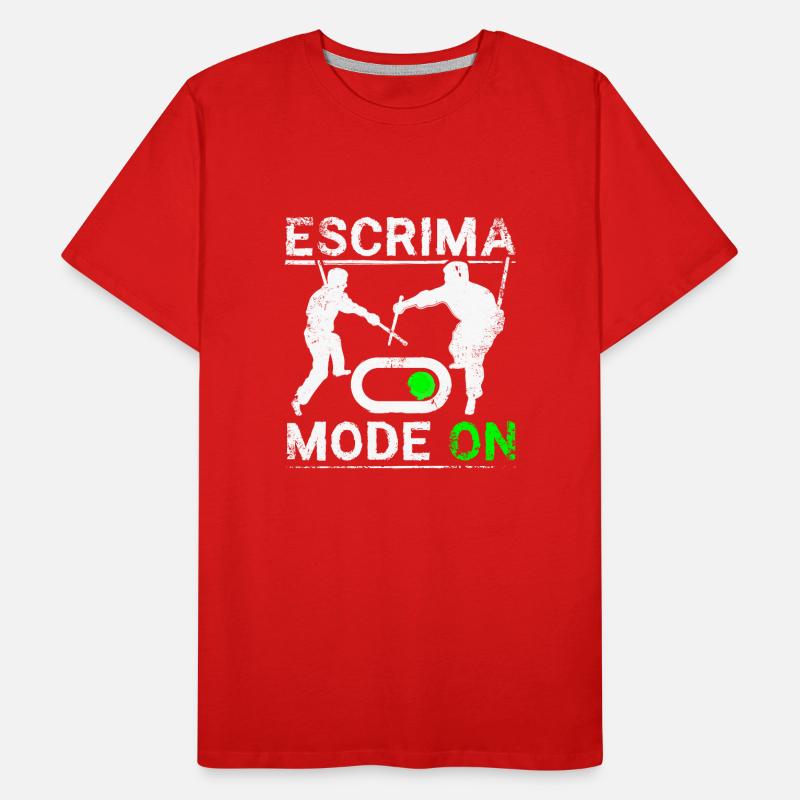 Mode Escrima activé T-shirt bio Premium Homme