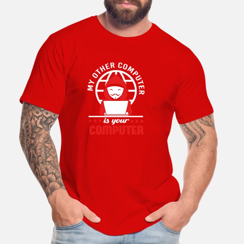 Cybersecurity Cyber Programmierer Hacker Männer Premium Bio T-Shirt