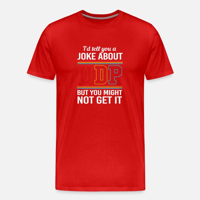 Cybersecurity Cyber Programmer Hacker - Men's Premium Organic T-Shirt - red