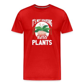 Plants Gardening Gardener - Männer Premium Bio T-Shirt - Rot - Vorne - Damien (186cm)