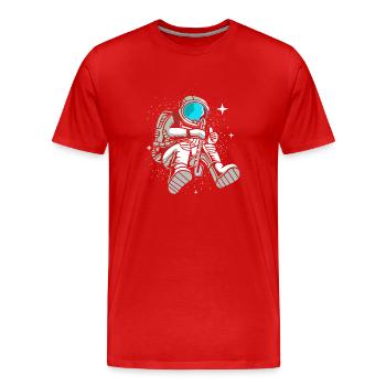 Clarinette - T-shirt bio Premium Homme - rouge - Devant - Damien (186cm)
