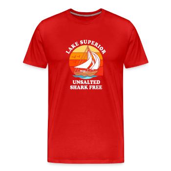 Great Lakes - Männer Premium Bio T-Shirt - Rot - Vorne - Damien (186cm)
