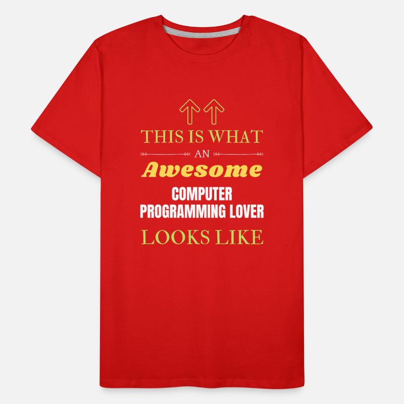 Das ist es, was ein großartiger Liebhaber der Computerprogrammierung Männer Premium Bio T-Shirt