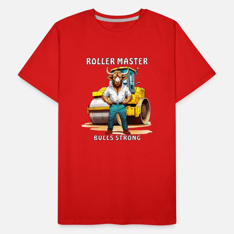 ROLLER MASTER TAUREAUX FORTS T-shirt bio Premium Homme
