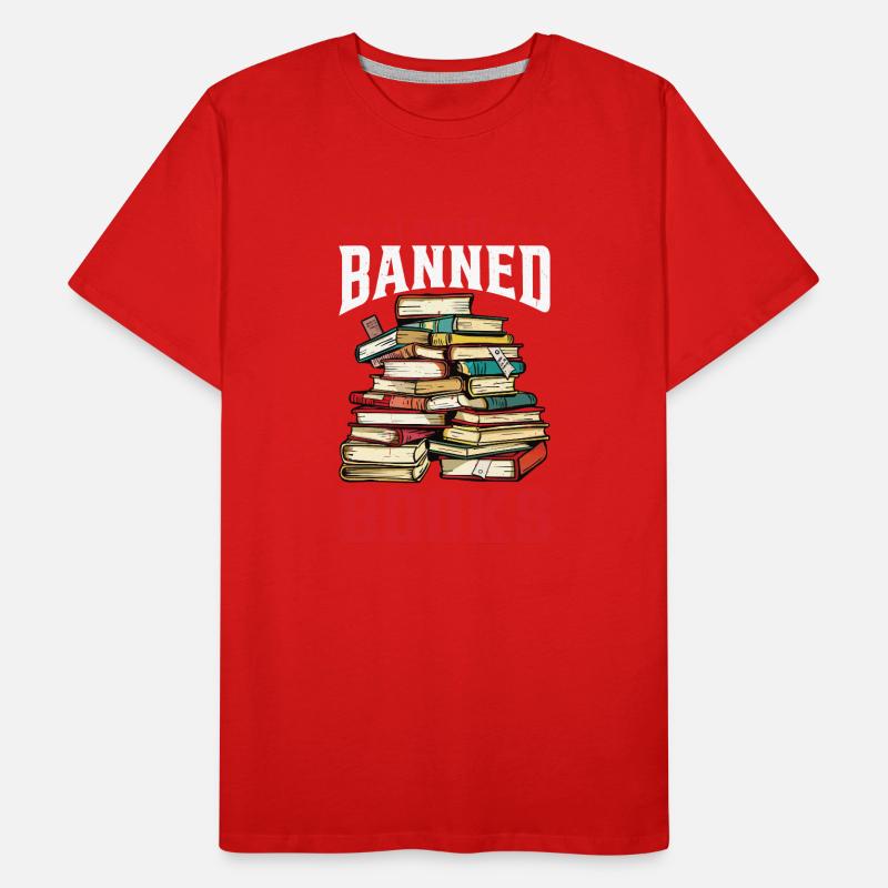 I Write Banned Books 2 Männer Premium Bio T-Shirt