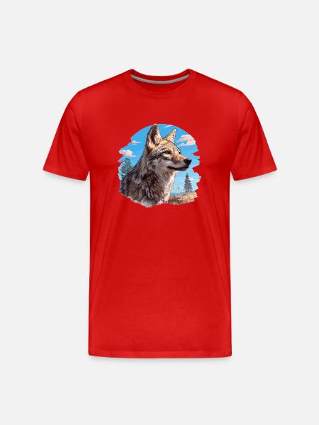 Coyotes Coyote - Men's Premium Organic T-Shirt - red