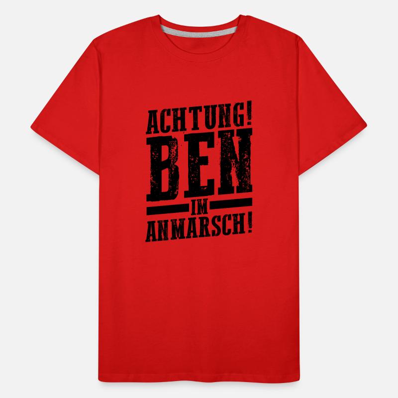 First name Ben Men's Premium Organic T-Shirt