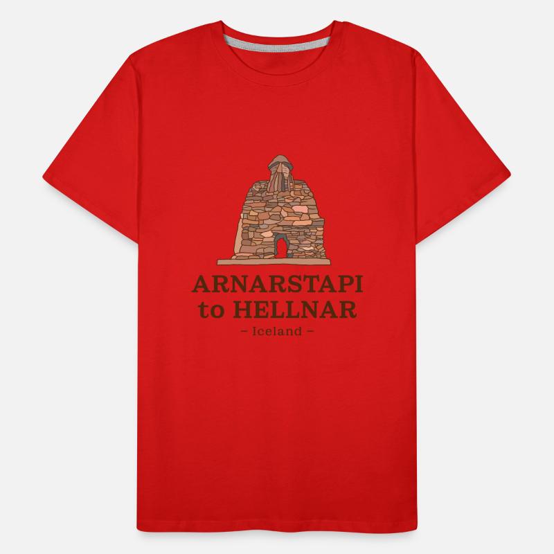 De Arnarstapi à Hellnar – Islande T-shirt bio Premium Homme
