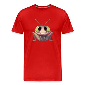 Grillen Grille - Männer Premium Bio T-Shirt - Rot - Vorne - Damien (186cm)