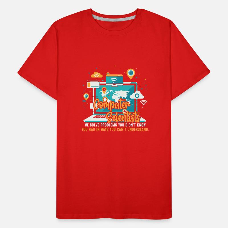 Computer scientists: We solve problems you didn’t Men's Premium Organic T-Shirt