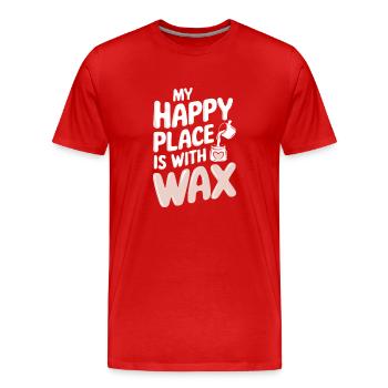 Handmade, creative candles to make yourself - Men's Premium Organic T-Shirt - red - Front - Damien (186cm)