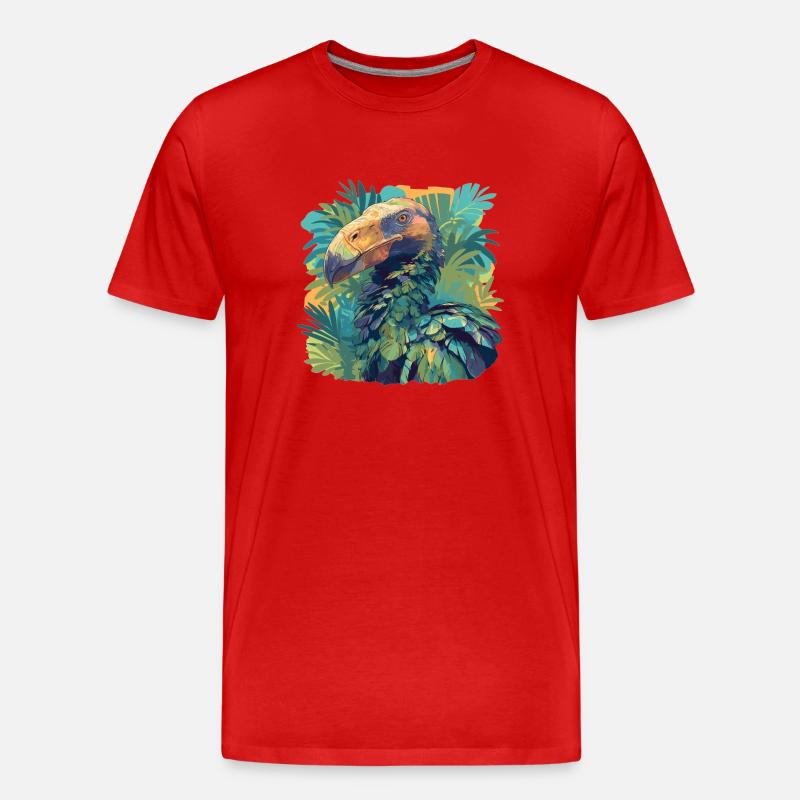 Dodos Dodo - Männer Premium Bio T-Shirt - Rot