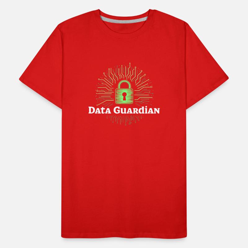 Ethical Hacking Cybersecurity Digital Men's Premium Organic T-Shirt