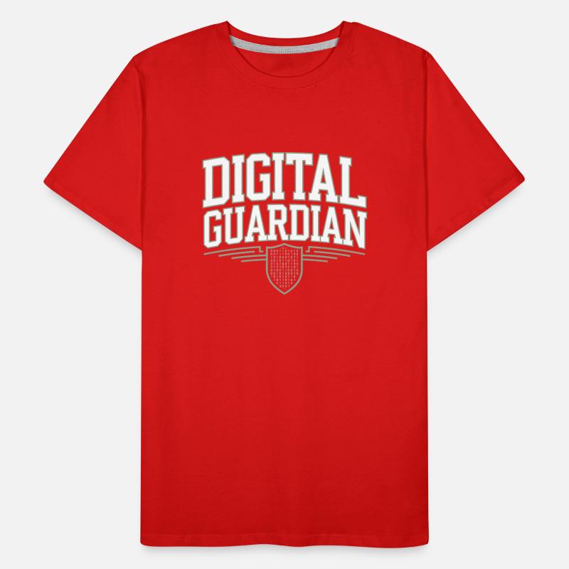 Ethical Hacking Cybersecurity Digital Men's Premium Organic T-Shirt