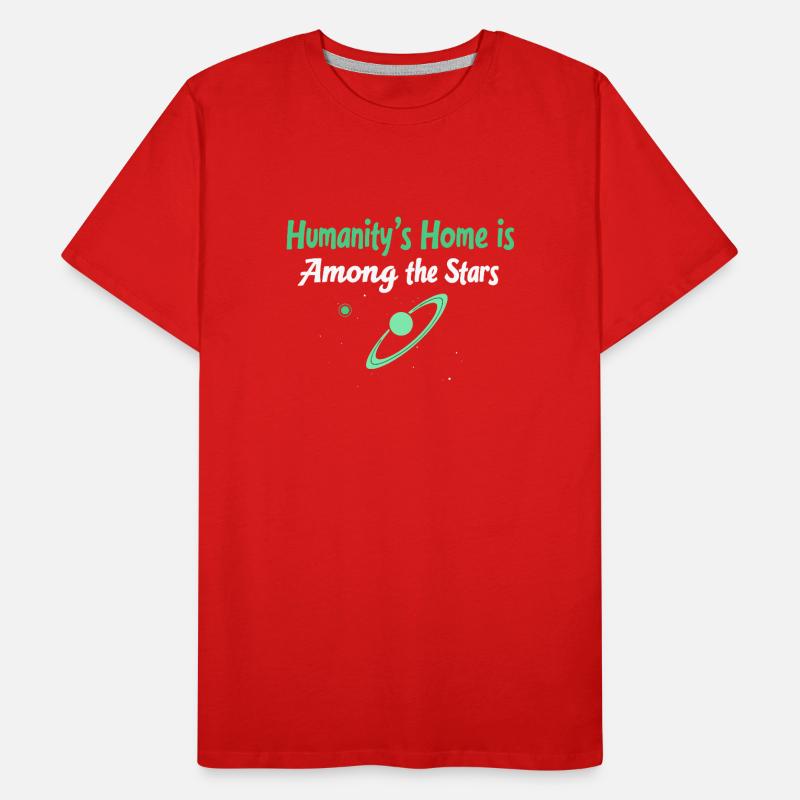 Exploration spatiale Découverte cosmique T-shirt bio Premium Homme