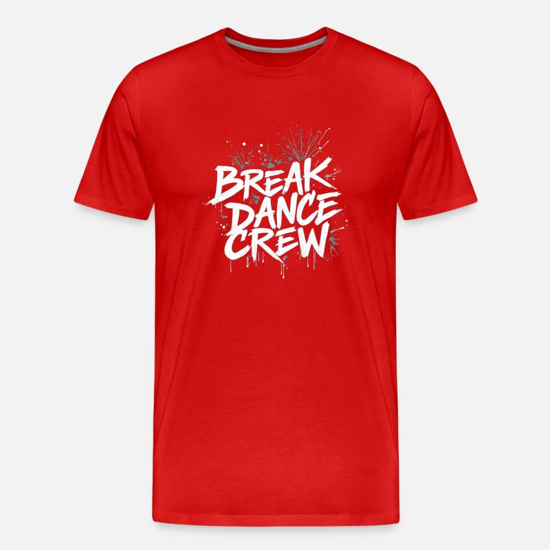 Breakdance Crew Breakdance Breakdancing Breakdance - Männer Premium Bio T-Shirt - Rot